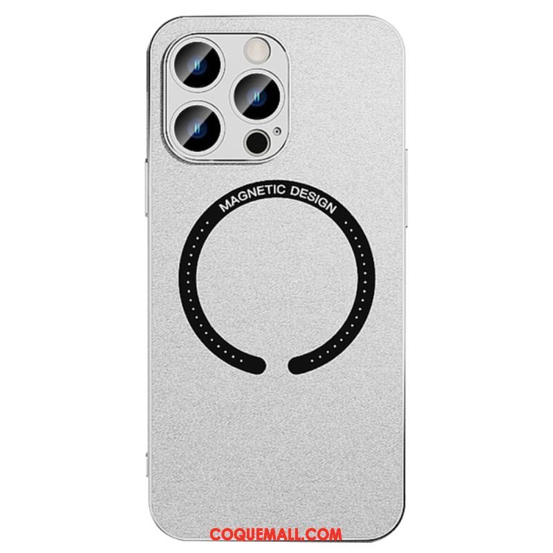 Coque iPhone 14 Pro Simili Cuir Compatible Magsafe