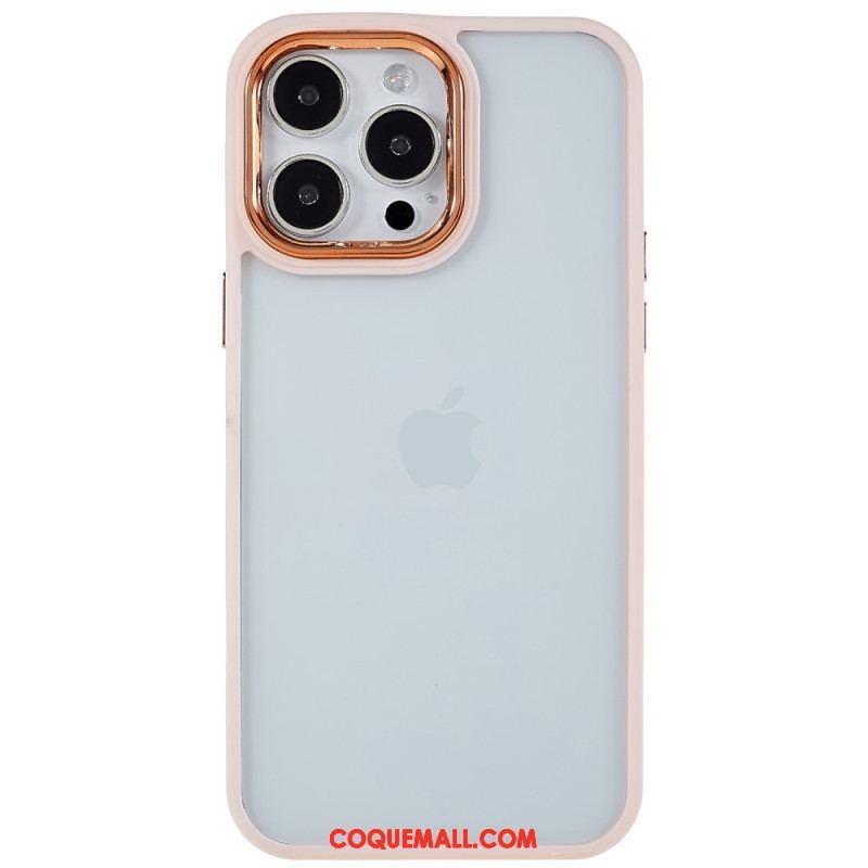 Coque iPhone 14 Pro Transparente Rebords Colorés