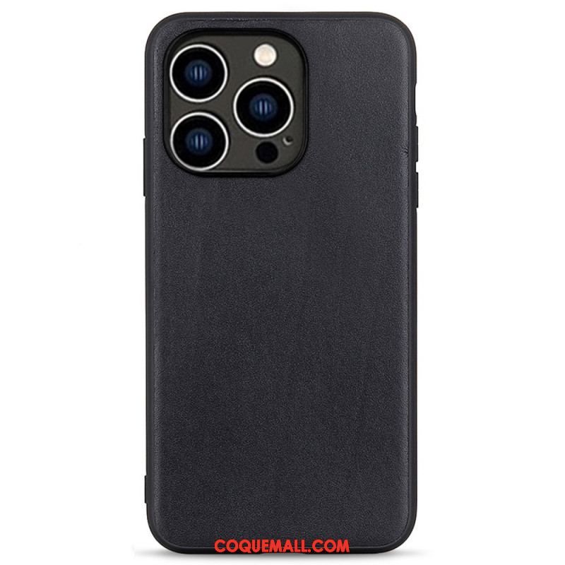 Coque iPhone 14 Pro Véritable Cuir