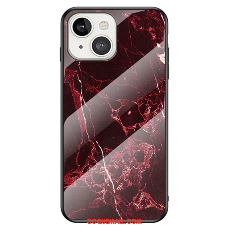 Coque iPhone 14 Verre Trempé Marbre