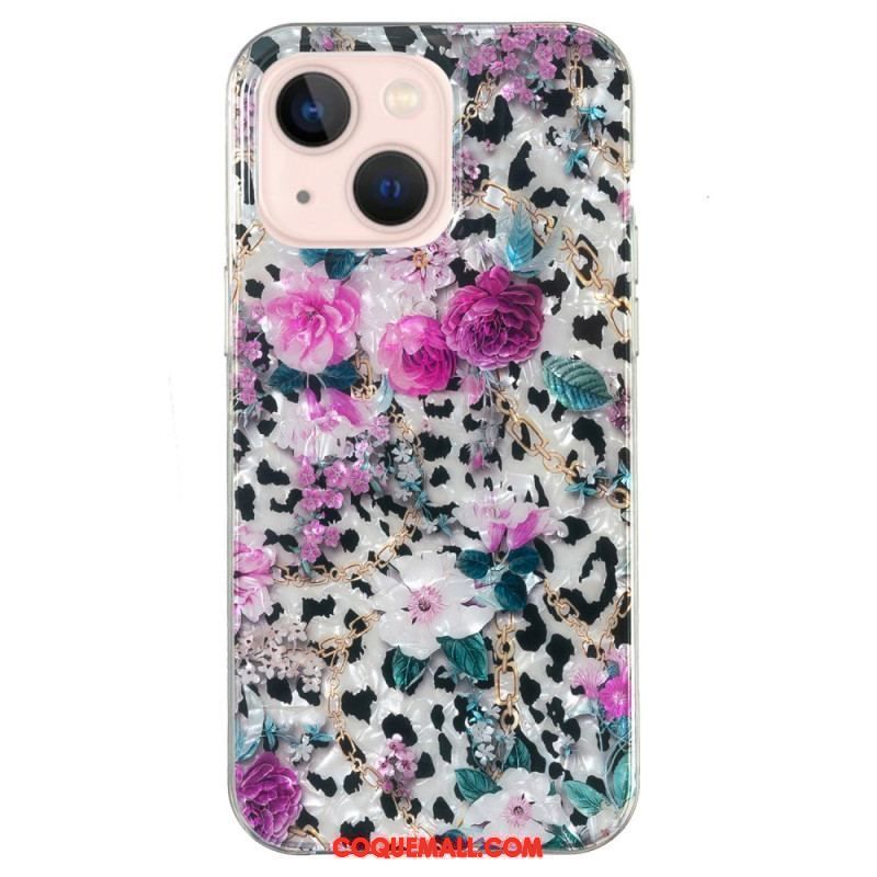 Coque iPhone 15 Plus Florale