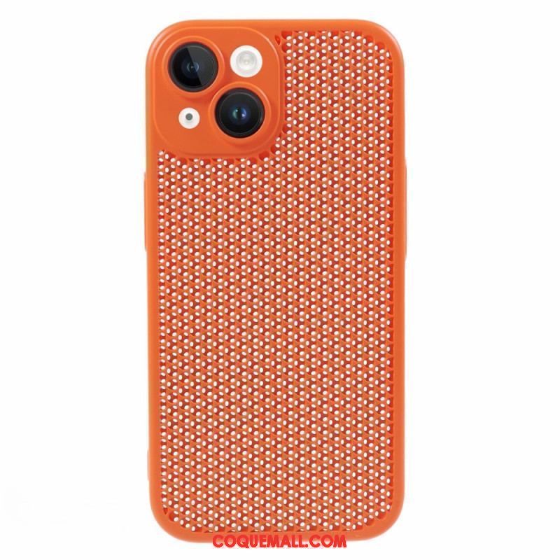 Coque iPhone 15 Plus Nid d'Abeille avec Protecteur Appareil Photo