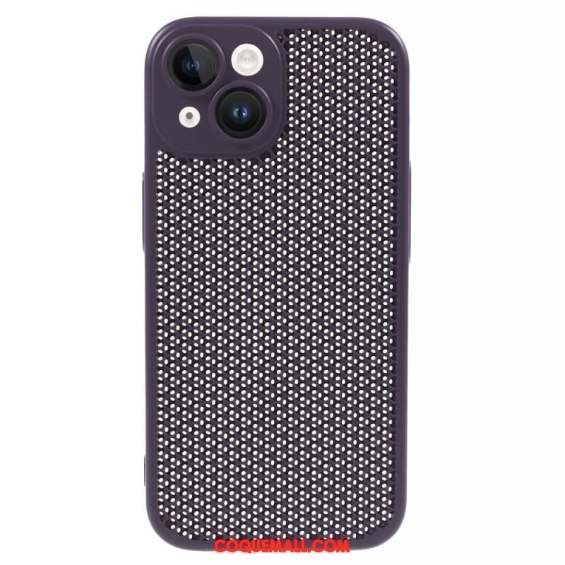 Coque iPhone 15 Plus Nid d'Abeille avec Protecteur Appareil Photo