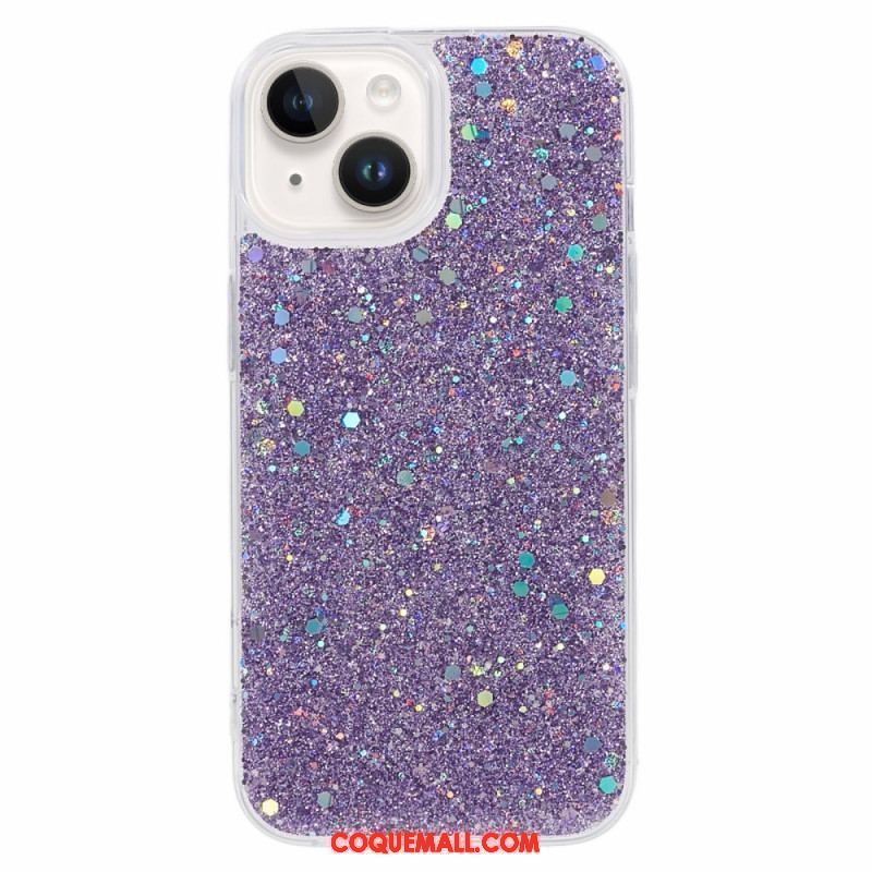 Coque iPhone 15 Plus Paillettes