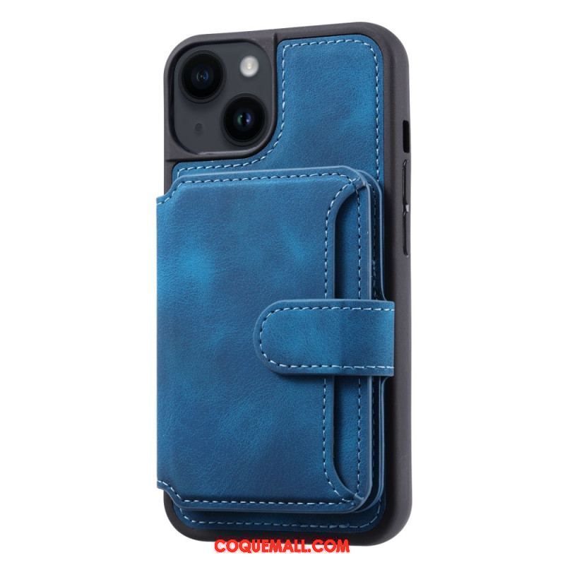 Coque iPhone 15 Plus Porte-Cartes RFID Support