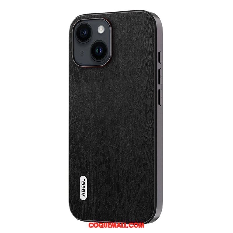 Coque iPhone 15 Plus Stylée Bois ABEEL