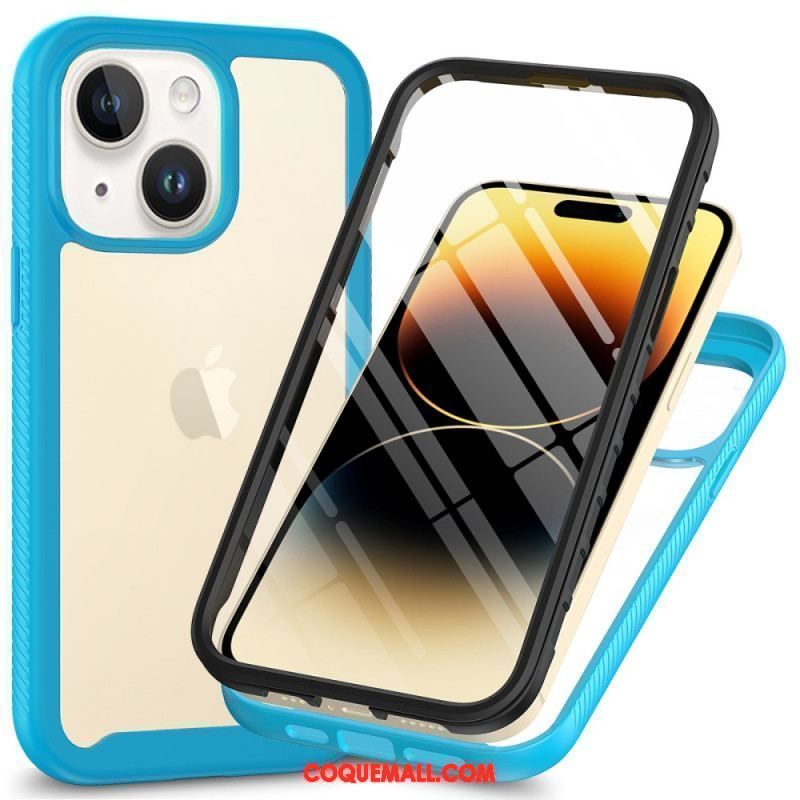 Coque iPhone 15 Plus Transparente avec Film pour Écran