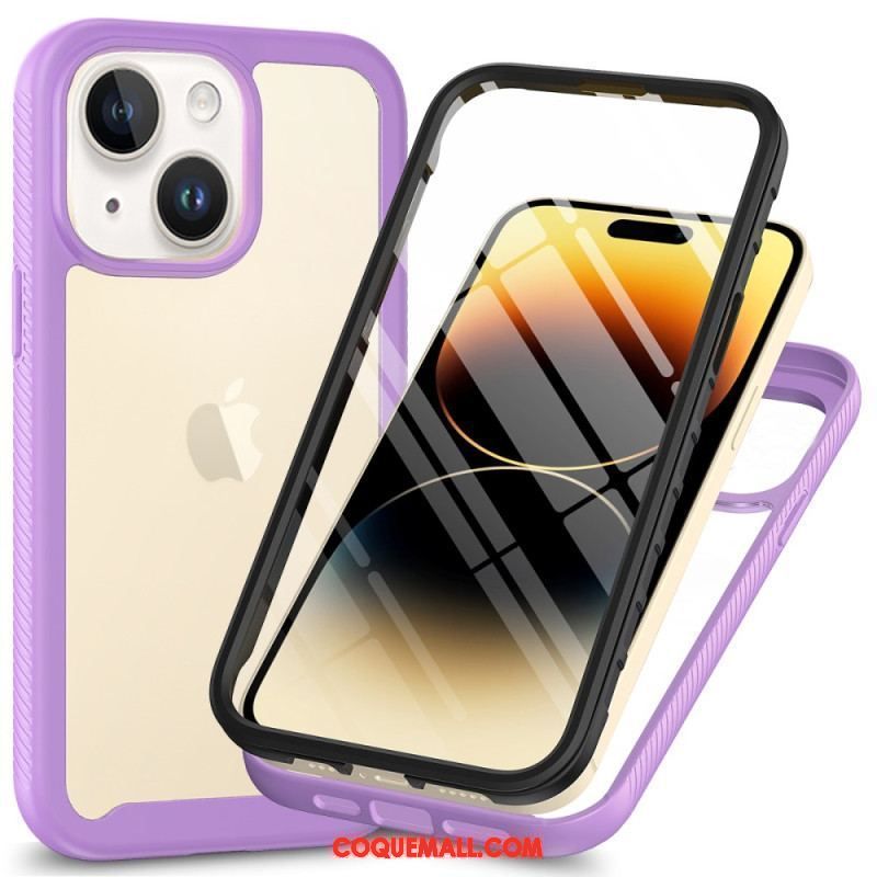 Coque iPhone 15 Plus Transparente avec Film pour Écran