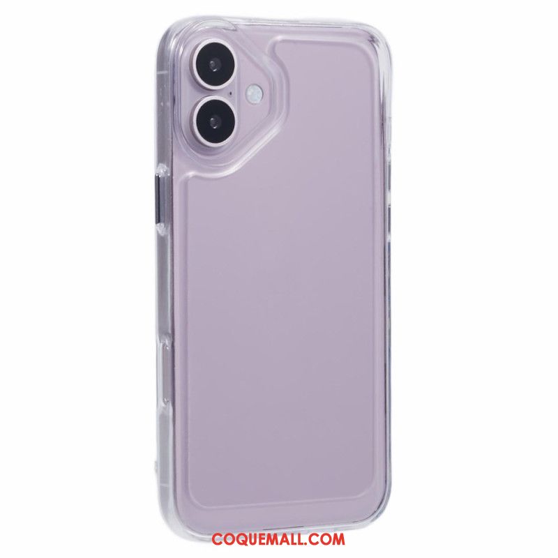 Coque iPhone 16 Hybride Transparente