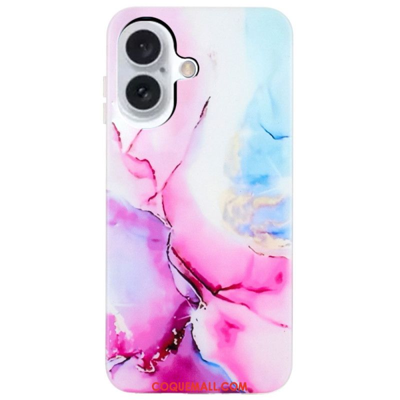 Coque iPhone 16 Motif Marbré