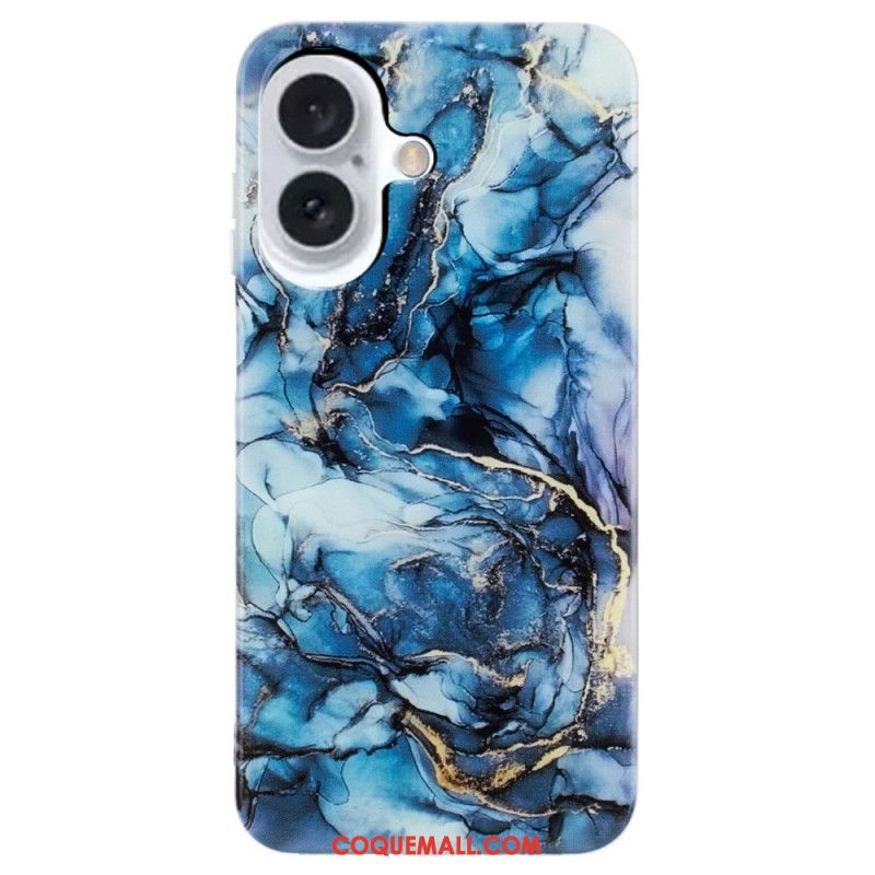 Coque iPhone 16 Motif Marbré