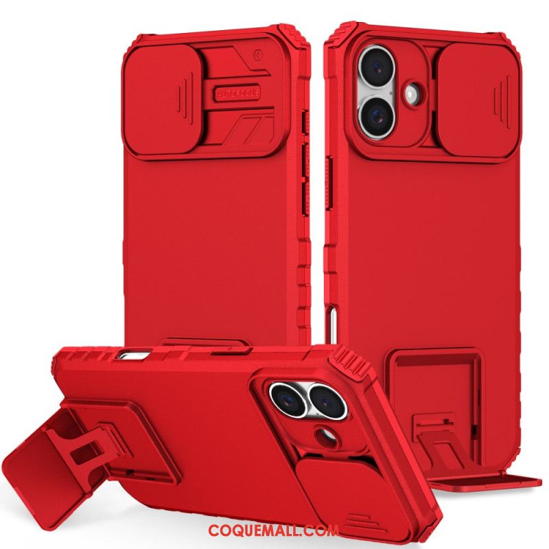 Coque iPhone 16 Plus Curseur de Caméra et Support