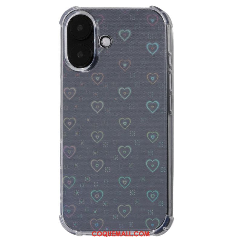 Coque iPhone 16 Plus Papier Brillant Amovible