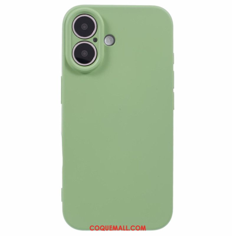 Coque iPhone 16 Plus Silicone Doublure Fibre