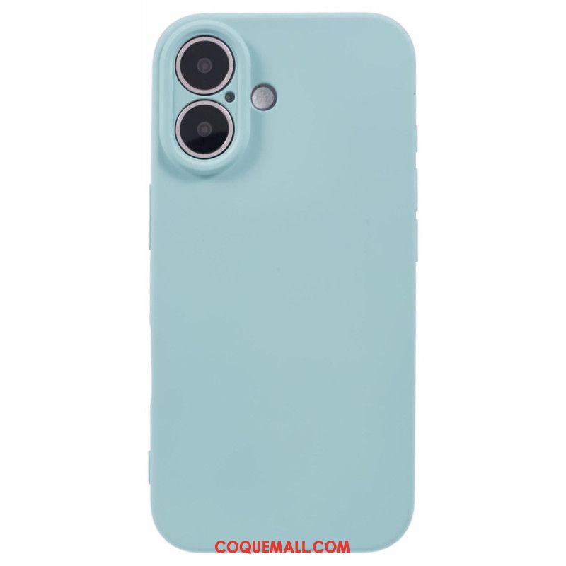 Coque iPhone 16 Plus Silicone Doublure Fibre