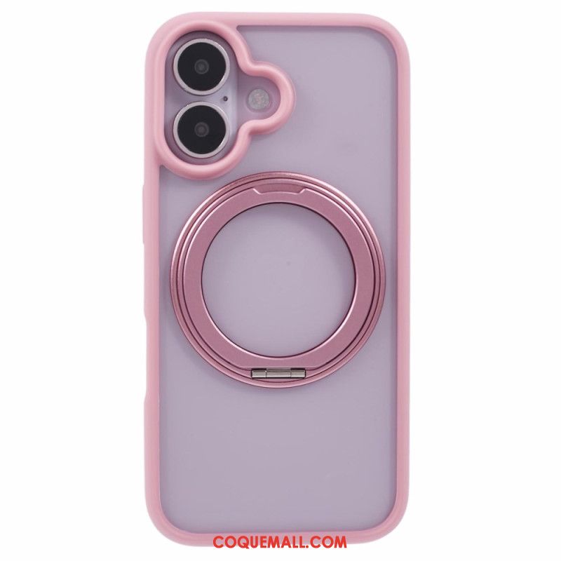 Coque iPhone 16 Plus Support Rotatif Compatible MagSafe