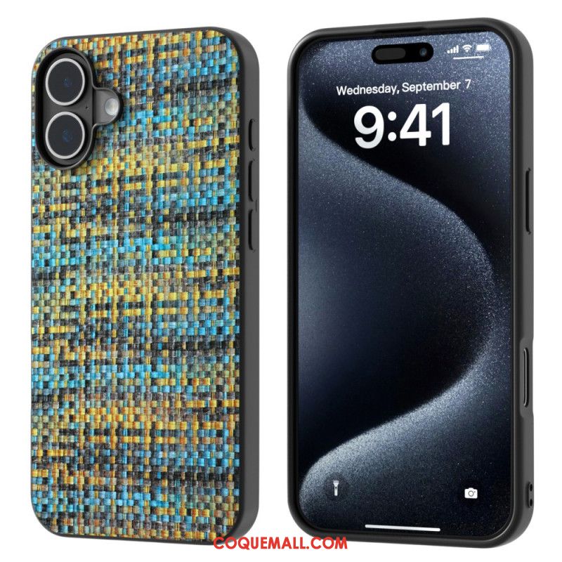 Coque iPhone 16 Plus Texture Raffinée