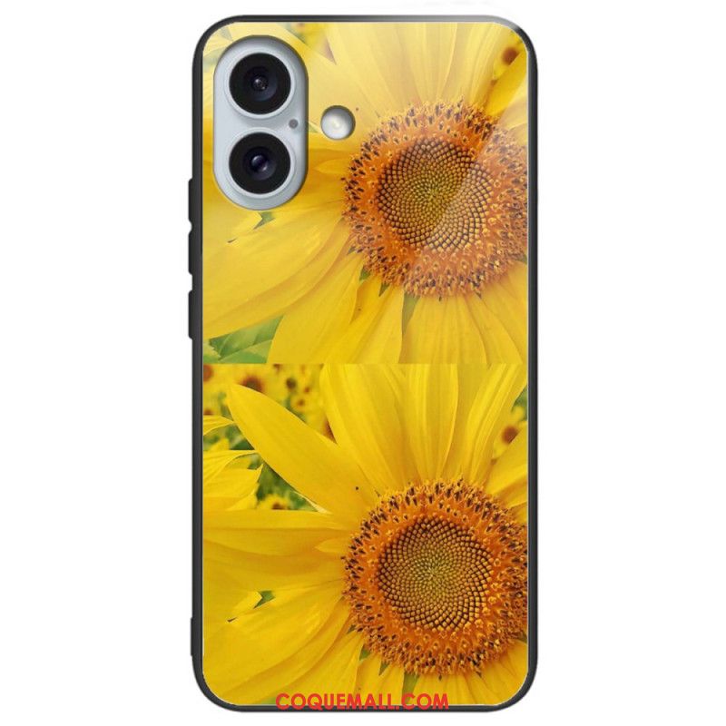 Coque iPhone 16 Plus Verre Trempé Différents Graphiques