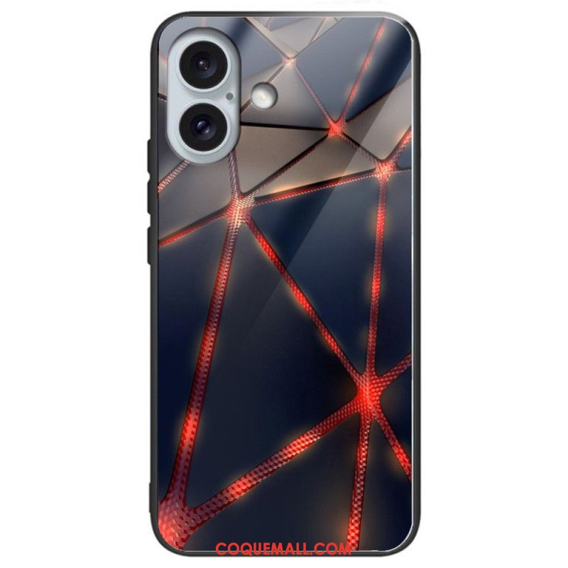 Coque iPhone 16 Plus Verre Trempé Différents Graphiques