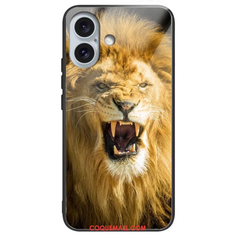 Coque iPhone 16 Plus Verre Trempé Différents Motifs