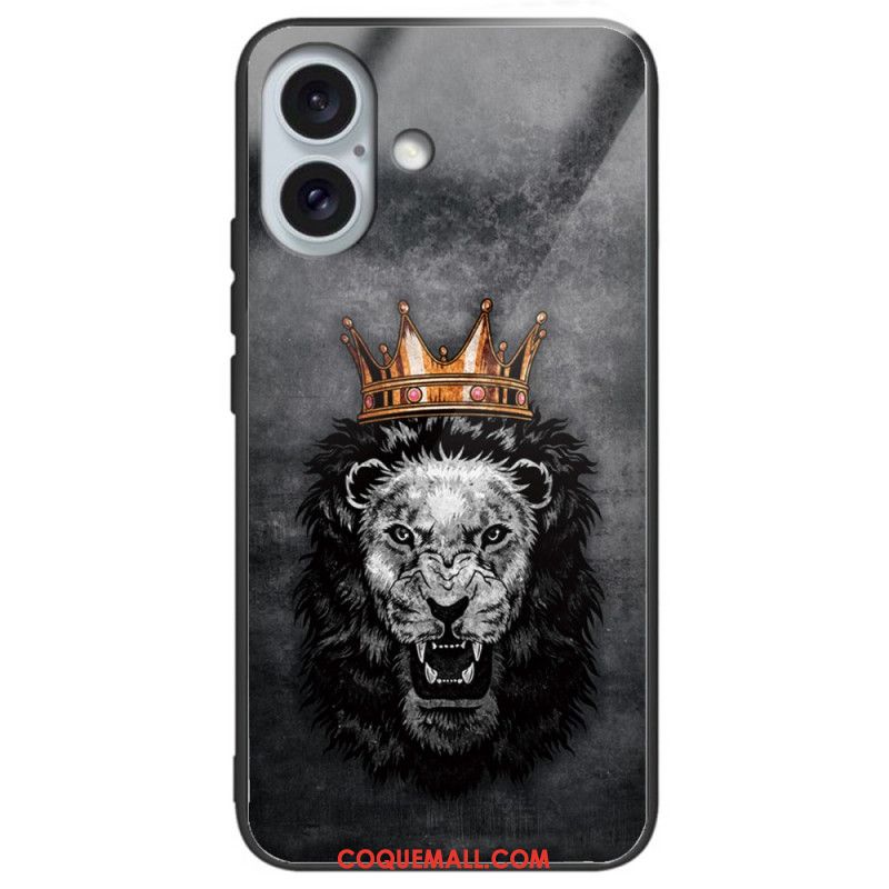 Coque iPhone 16 Plus Verre Trempé Motif