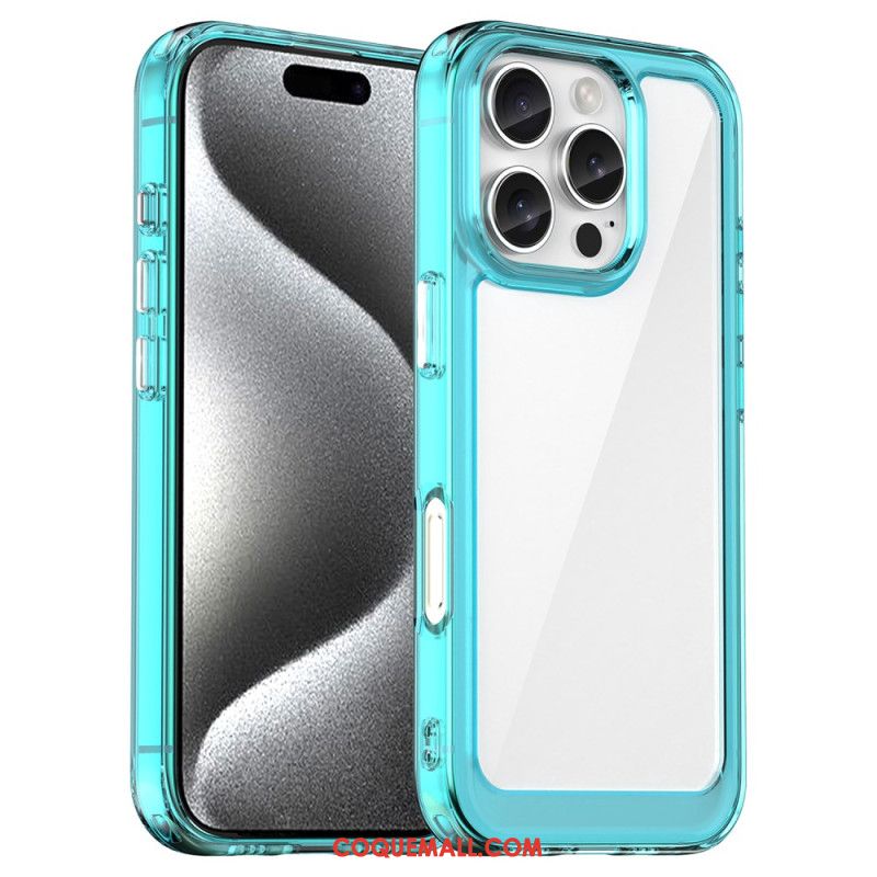 Coque iPhone 16 Pro Acrylique et Silicone