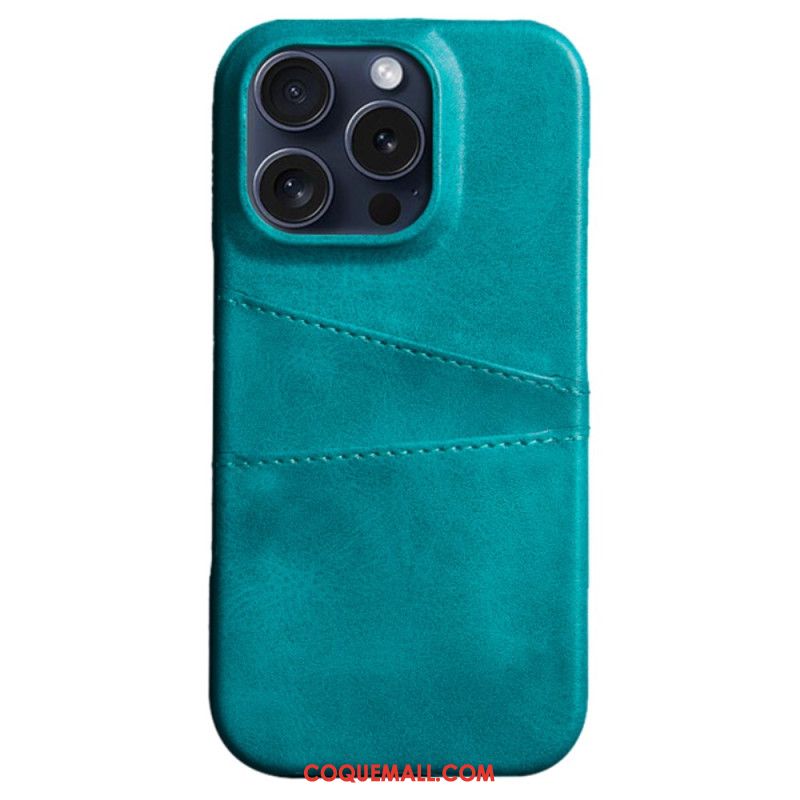 Coque iPhone 16 Pro Double Porte-Cartes