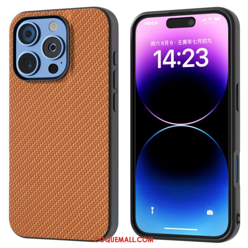 Coque iPhone 16 Pro Fibre Carbone ABEEL