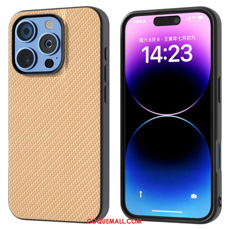 Coque iPhone 16 Pro Fibre Carbone ABEEL