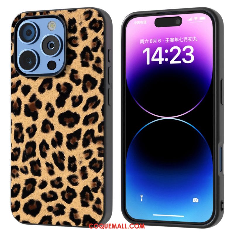 Coque iPhone 16 Pro Léopard ABEEL