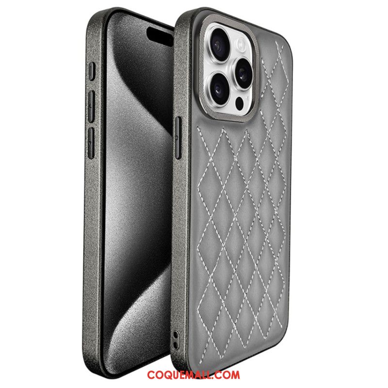 Coque iPhone 16 Pro Matelassée KST DESIGN