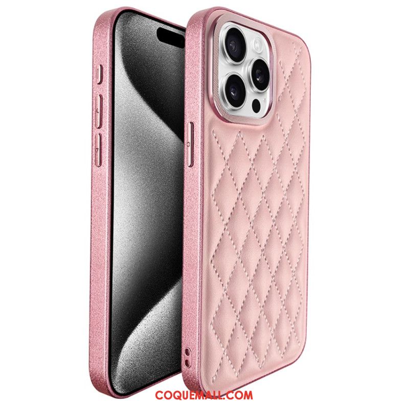 Coque iPhone 16 Pro Matelassée KST DESIGN