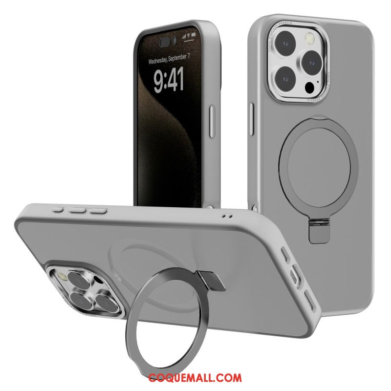 Coque iPhone 16 Pro Max Finition Mate Support Magnétique