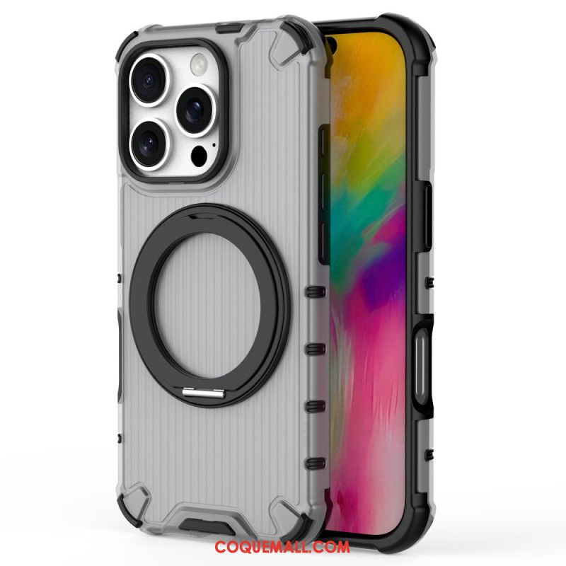 Coque iPhone 16 Pro Max Magnétique Support Rotatif