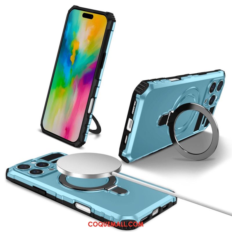 Coque iPhone 16 Pro Max Magnétique avec Anneau et Support