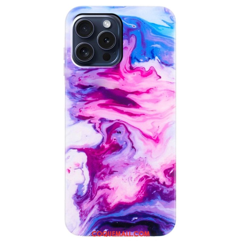 Coque iPhone 16 Pro Max Motif Marbré