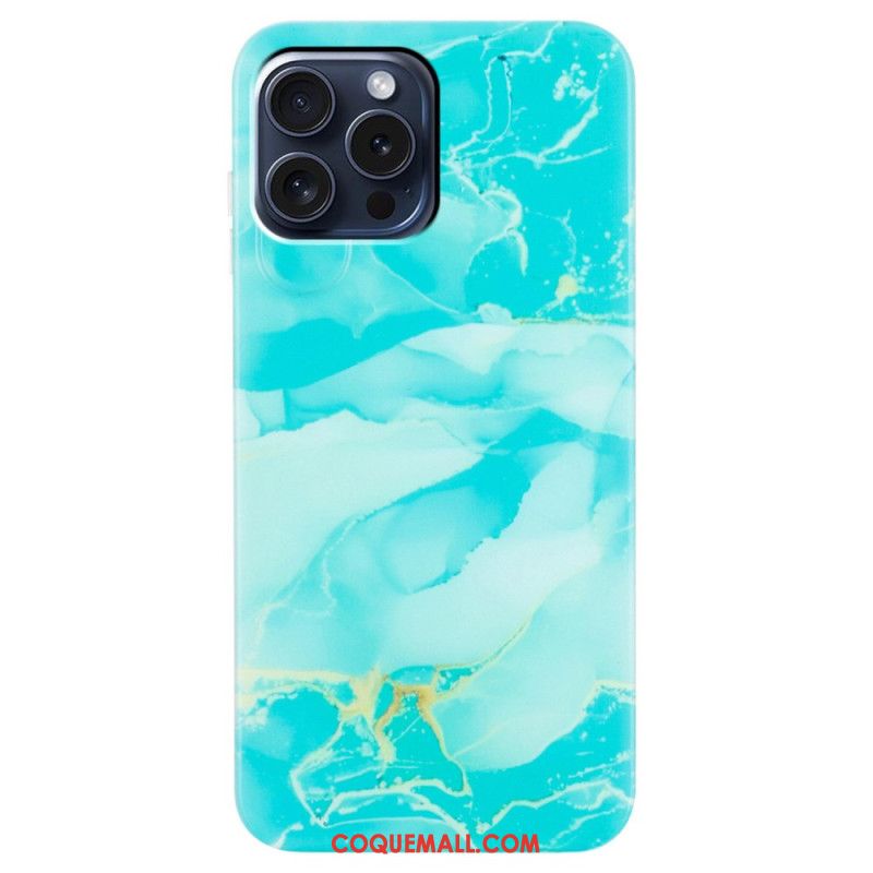 Coque iPhone 16 Pro Motif Marbré