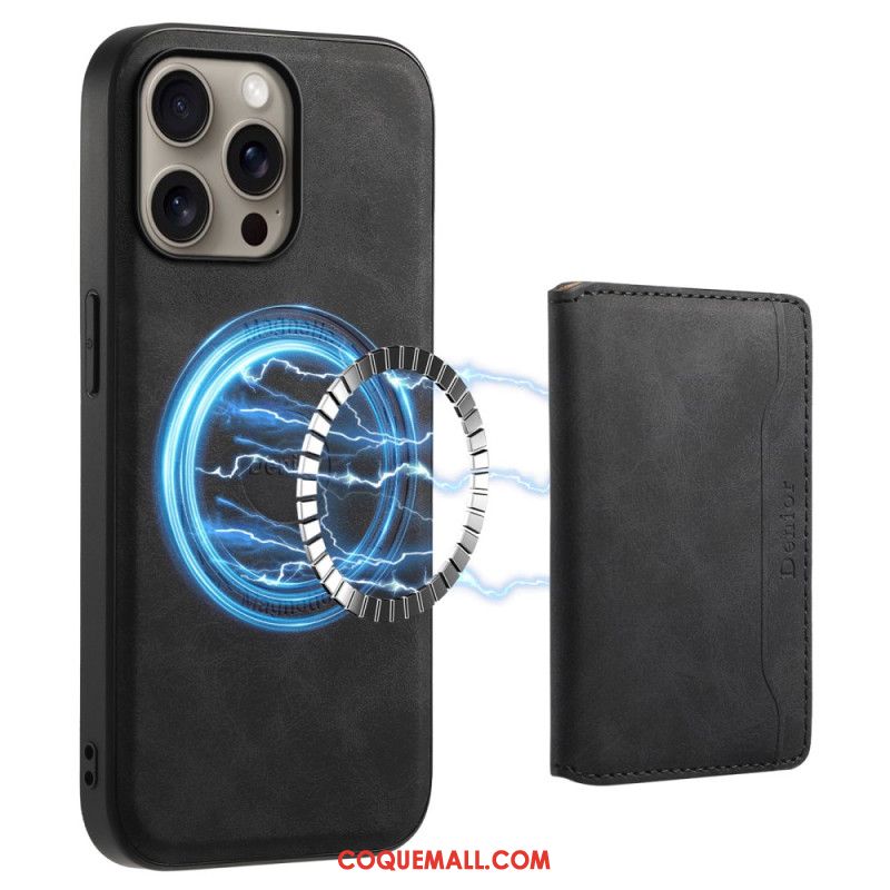 Coque iPhone 16 Pro Porte-Cartes Magnétique Détachable