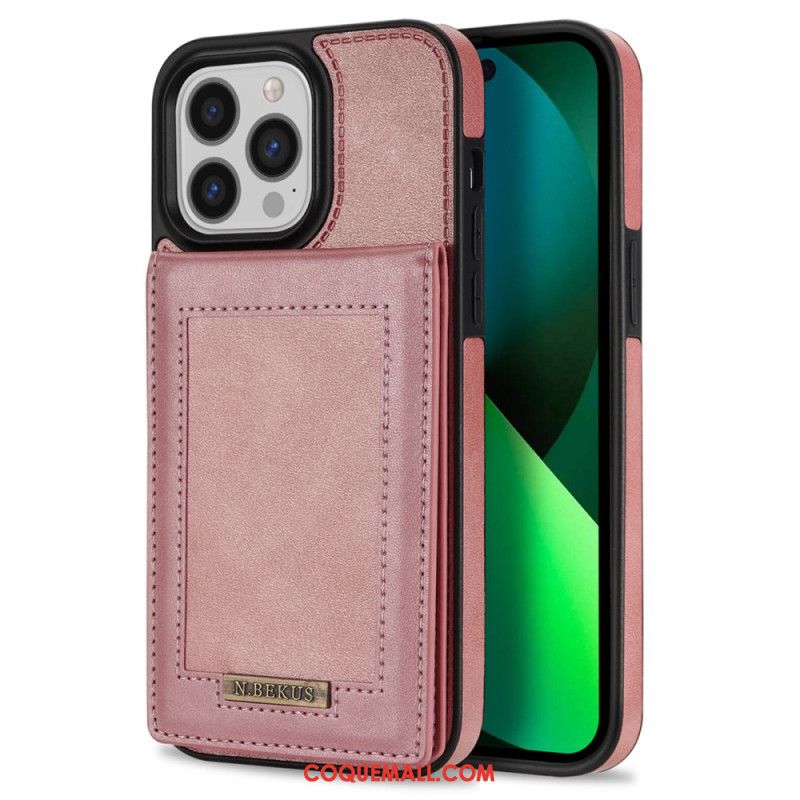 Coque iPhone 16 Pro Porte-Cartes RFID N.BEKUS