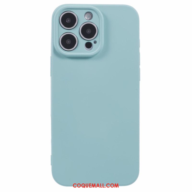 Coque iPhone 16 Pro Silicone avec Doublure en Fibre