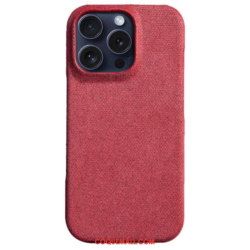 Coque iPhone 16 Pro Texture Tissu