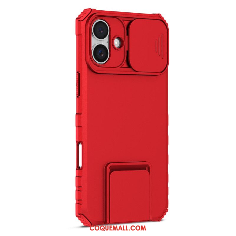 Coque iPhone 16 Protecteur Camera et Support