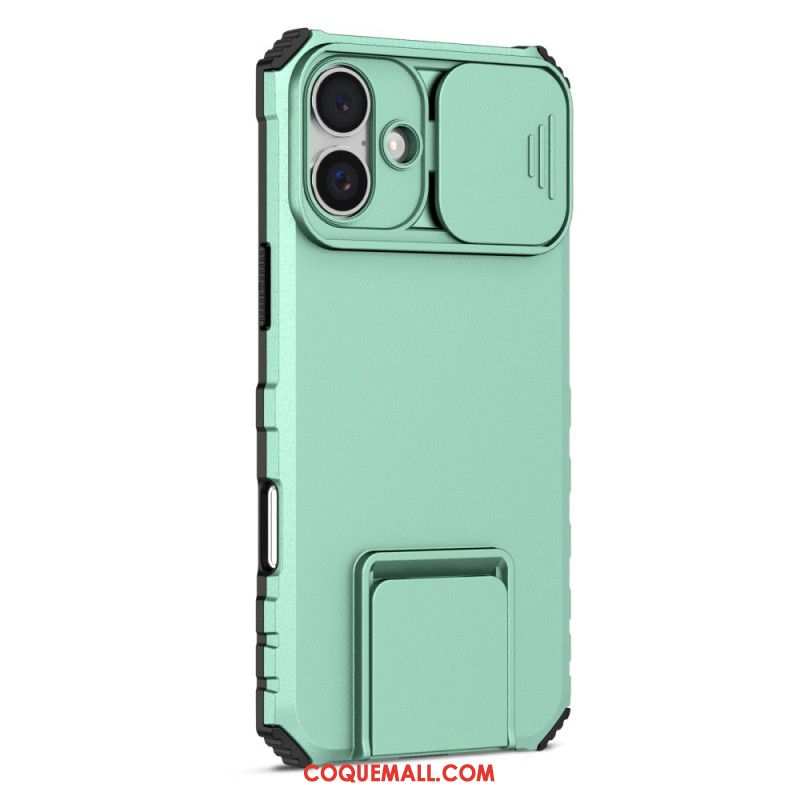 Coque iPhone 16 Protecteur Camera et Support