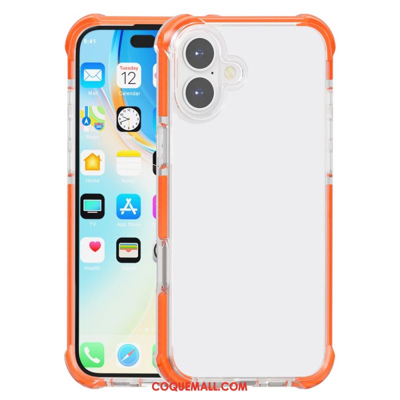 Coque iPhone 16 Rebords Colorés