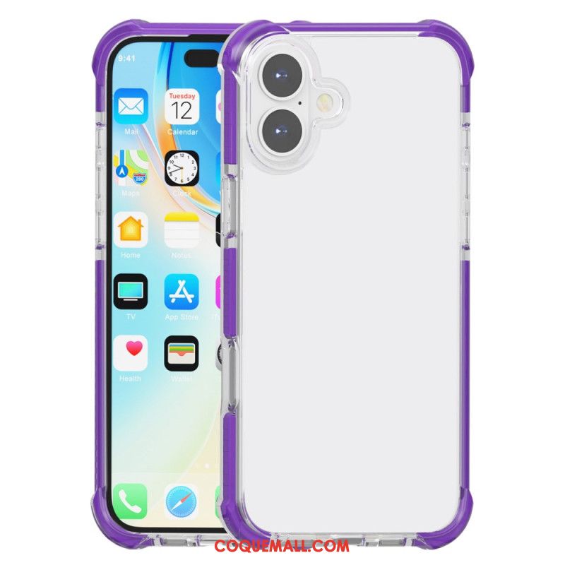 Coque iPhone 16 Rebords Colorés