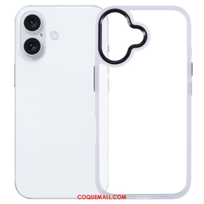 Coque iPhone 16 Rebords Silicone