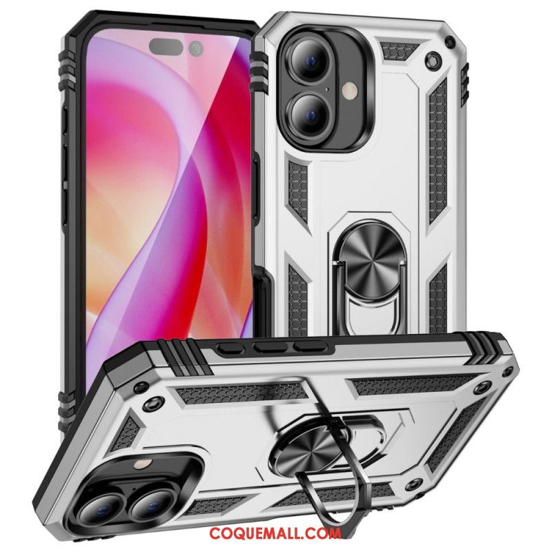 Coque iPhone 16 Support Rotatif Intégré