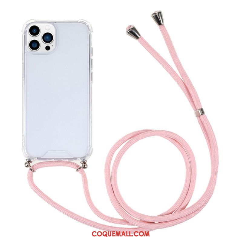 Coque à Cordon iPhone 16 Pro Ajustable