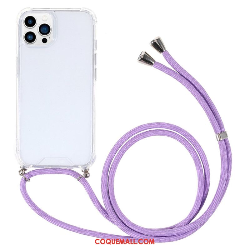 Coque à Cordon iPhone 16 Pro Ajustable