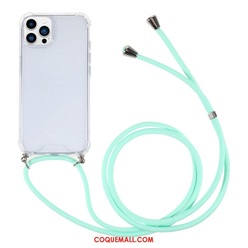 Coque à Cordon iPhone 16 Pro Max Transparente